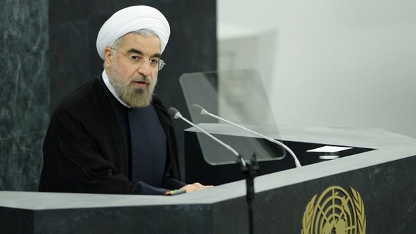 Hassan Rouhani said he did not seek to increase tension with the US