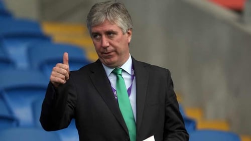 FAI chief executive John Delaney revealed possible ground developments for St Patrick's Athletic and Drogheda United