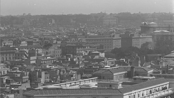 Roman Skyline from St Peter's Basilica, Vatican City © RTÉ Archives 2045/097