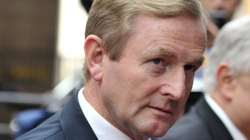 Enda Kenny warned that eurozone leaders should stick to a commitment made in June 2012 to help Irish banks