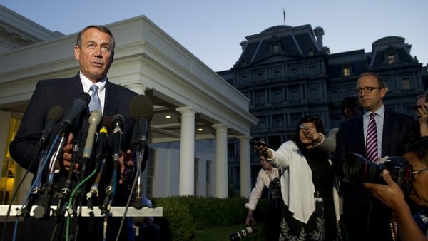 John Boehner said Barack Obama refused to negotiate