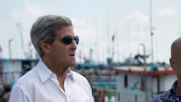 John Kerry warned that terrorists 'can run, but they can't hide' from US efforts