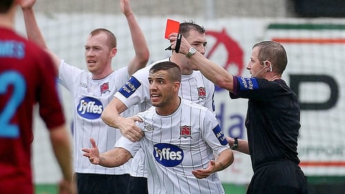 Anthony Buttimer unfortunately took centre stage in the FAI Cup semi-final