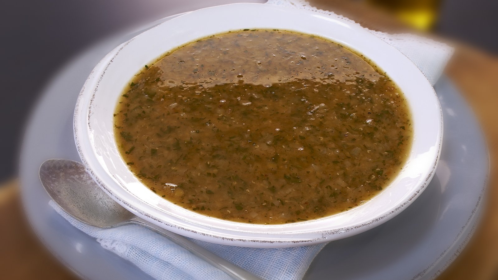 Red Lentil Soup with Cumin and Coriander