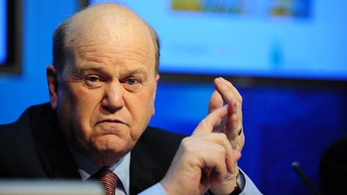 Michael Noonan said there may be actually some upsides for Ireland if companies keen to stay in the EU moved to Dublin from London