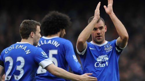 Everton's Seamus Coleman and Darron Gibson are among a decreasing number of Irish players playing regularly in the EPL