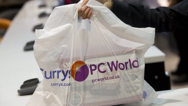 The firm trades as Currys, PC World and Carphone Warehouse in the UK and Ireland
