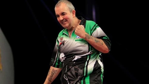 Phil Taylor: 'It will be a different type of game in the final because Dave's like another Gary Anderson - if you get him at his best, stay at home!' (Pic: Lawrence Lustig/PDC)