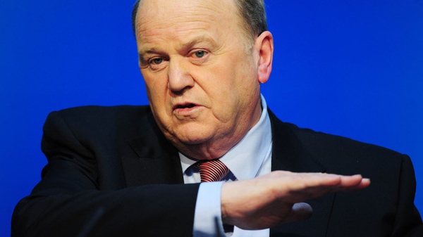 Michael Noonan will travel to Frankfurt to meet officials from the European Central Bank