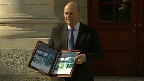 Finance Minister Michael Noonan delivers Budget 2014