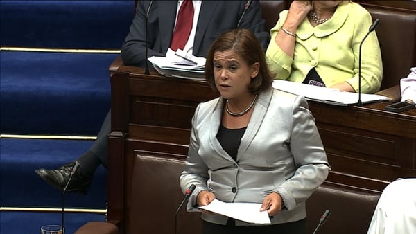 Mary Lou MacDonald described the Budget as 'another almighty wallop to the people'
