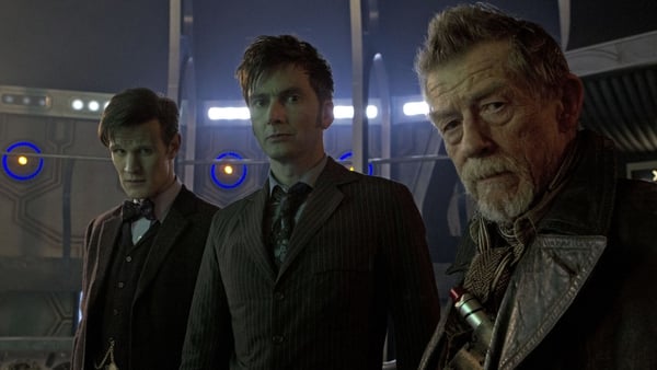 Matt Smith, David Tennant and John Hurt will play the Time Lord in the anniversary special