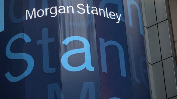 Morgan Stanley said its first quarter earnings fell 54.4% to $1.06 billion