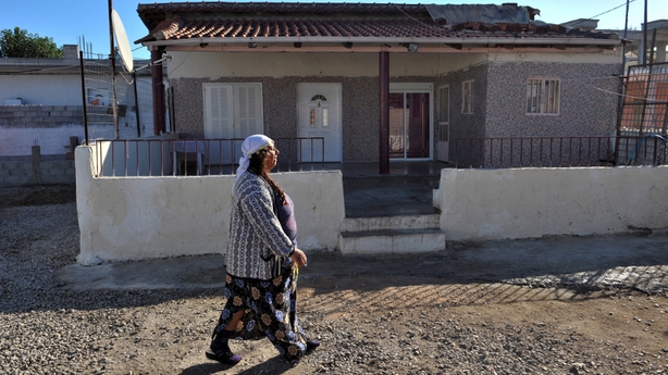 The house the child was found at in Farsala, Greece