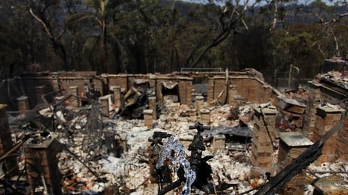 Hundreds of homes have been destroyed by the fires