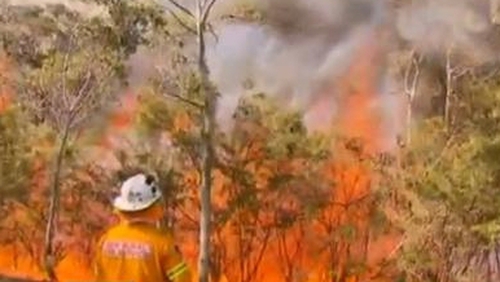 The fire near Lithgow, west of the Blue Mountains, will continue to burn for several days and that a number of communities in its path may be told to evacuate