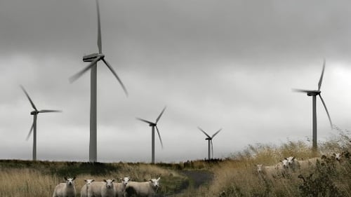 Low volumes from wind turbines pushed the price of electricity up last month