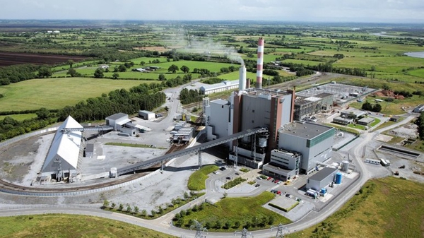 The proposed project is for gas turbine units to generate temporary emergency electricity on land within the existing West Offaly Power Station site (file pic)