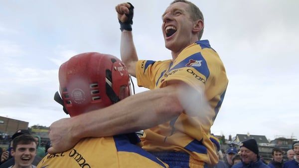 Portumna captain Ollie Canning celebrates at full-time