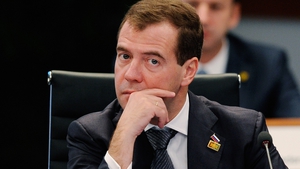 Dmitry Medvedev criticised demands for Bashar al-Assad's departure as a condition for the talks