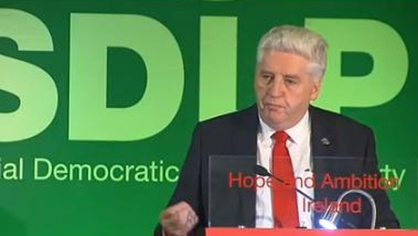 SDLP leader Alisdair McDonnell calls for a prosperity process for Northern Ireland similar to the Marshall Plan