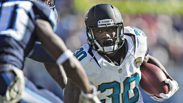Jordan Todman of the Jacksonville Jaguars