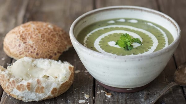 Kevin Dundon's Garden Pea and Mint Soup