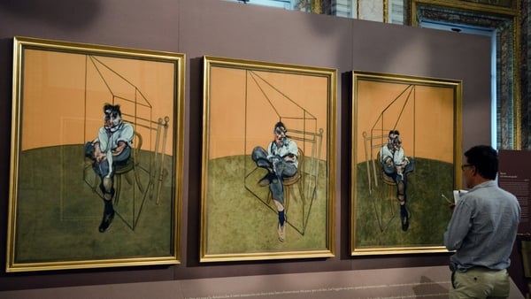 The triptych was part of a group of works by Francis Bacon