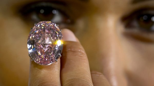 Pink Star set a record price for a gem stone