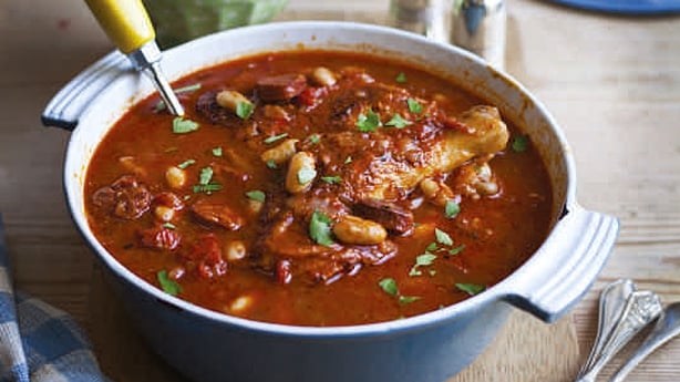 Chorizo, Chicken Bean Stew
