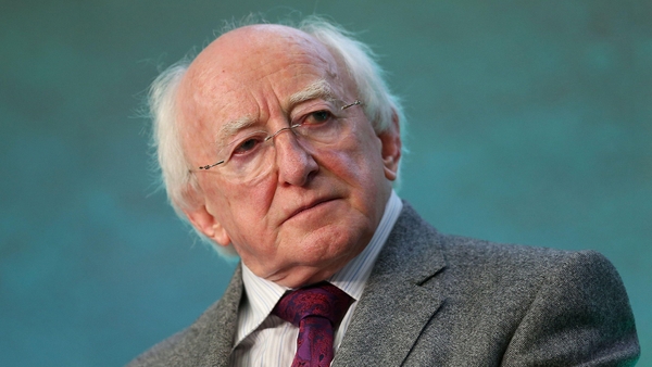 President Michael D Higgins is Supreme Commander of the Defence Forces