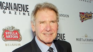 Harrison Ford fractured a bone in his leg when part of the Millennium Falcon fell on him