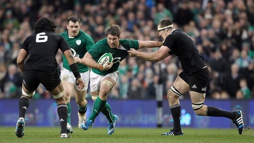 New Zealand scored a stoppage-time try to secure victory against Ireland