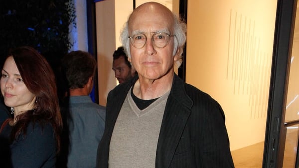 Larry David looks suitably impressed by the launch of Sky Comedy