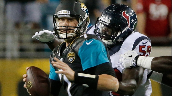 Jacksonville's Chad Henne was on top of his game against Houston