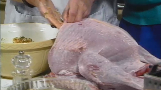Stuffing Turkey