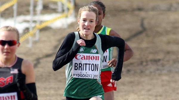 Fionnuala Britton was going for a third title in a row