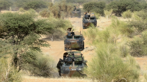 French troops on patrol in northern Mali