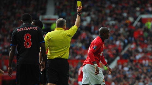 Ashley Young has seen yellow cards for diving on more than one occasion