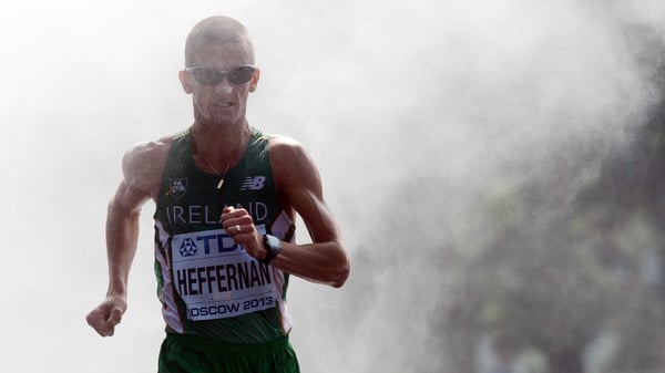 Rob Heffernan will lead the Irish team at next month's European Championships