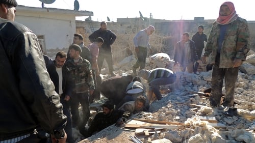 Human Rights Watch said in a report over the weekend that barrel bomb attacks had killed scores of civilians in Aleppo in the last month. It described the attacks as illegal and said they had hit residential and shopping areas