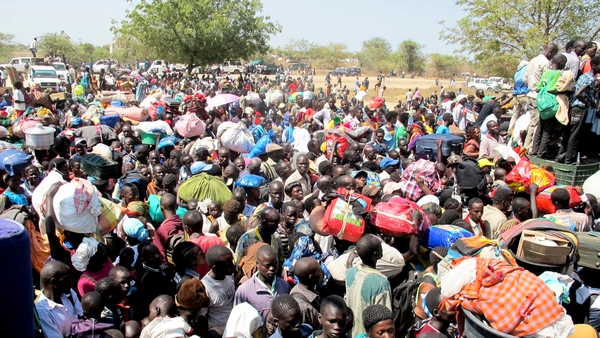 Thousands of civilians have fled to the UNMISS compound in Bor