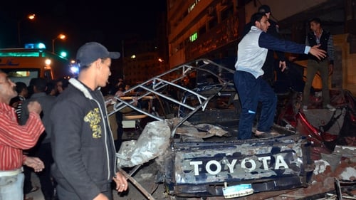 The army said the blast was caused by a car bomb