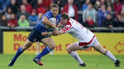 Jimmy Gopperth (left) starts for Leinster. Niall Annett (right) is named on the Ulster bench