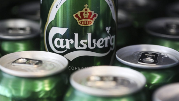 Carlsberg said sales in the fourth quarter rose by 6% from a year ago