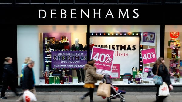 Debenhams achieved record sales during Christmas week