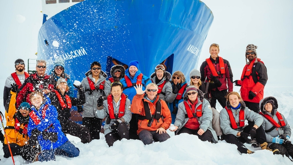 The passengers and crew of the Akademik Shokalskiy had been trapped since Christmas Eve (Pic EPA-Andrew Peacock/Footloosefotography/Spiritofmawson.com)
