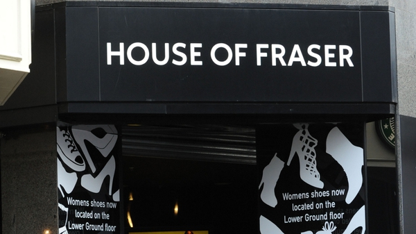 House of Fraser saw online sales increase by 57.7%
