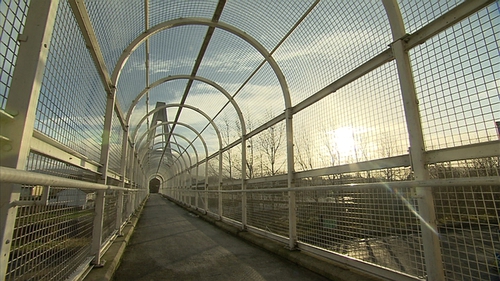 Dale Creighton was allegedly assaulted at the footbridge at the Tallaght Bypass