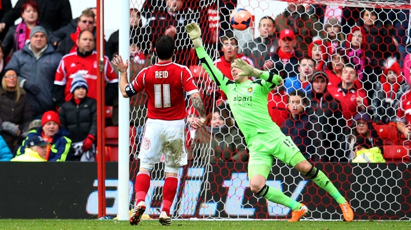Andy Reid scored Forest's fifth